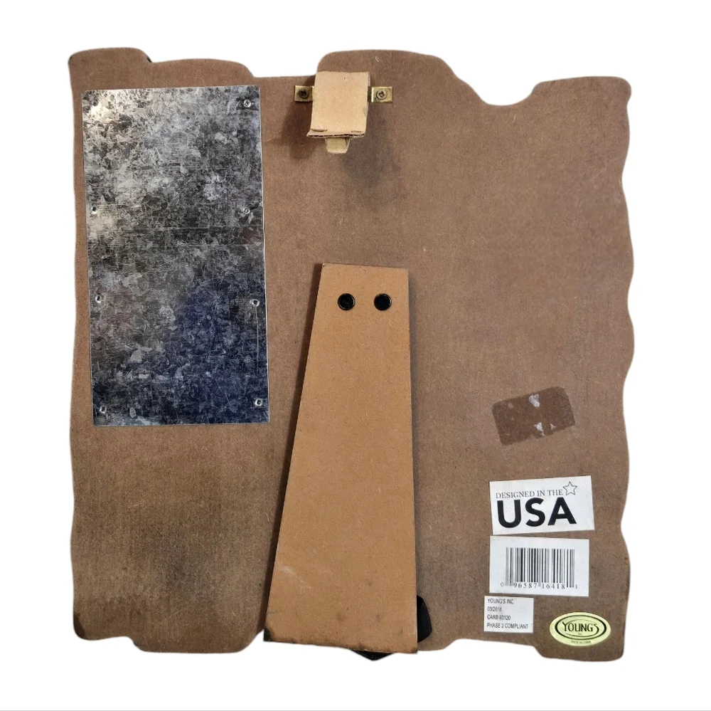 Rustic “Spend Time Counting Stars” Wood Photo Clip Frame – Cabin Decor